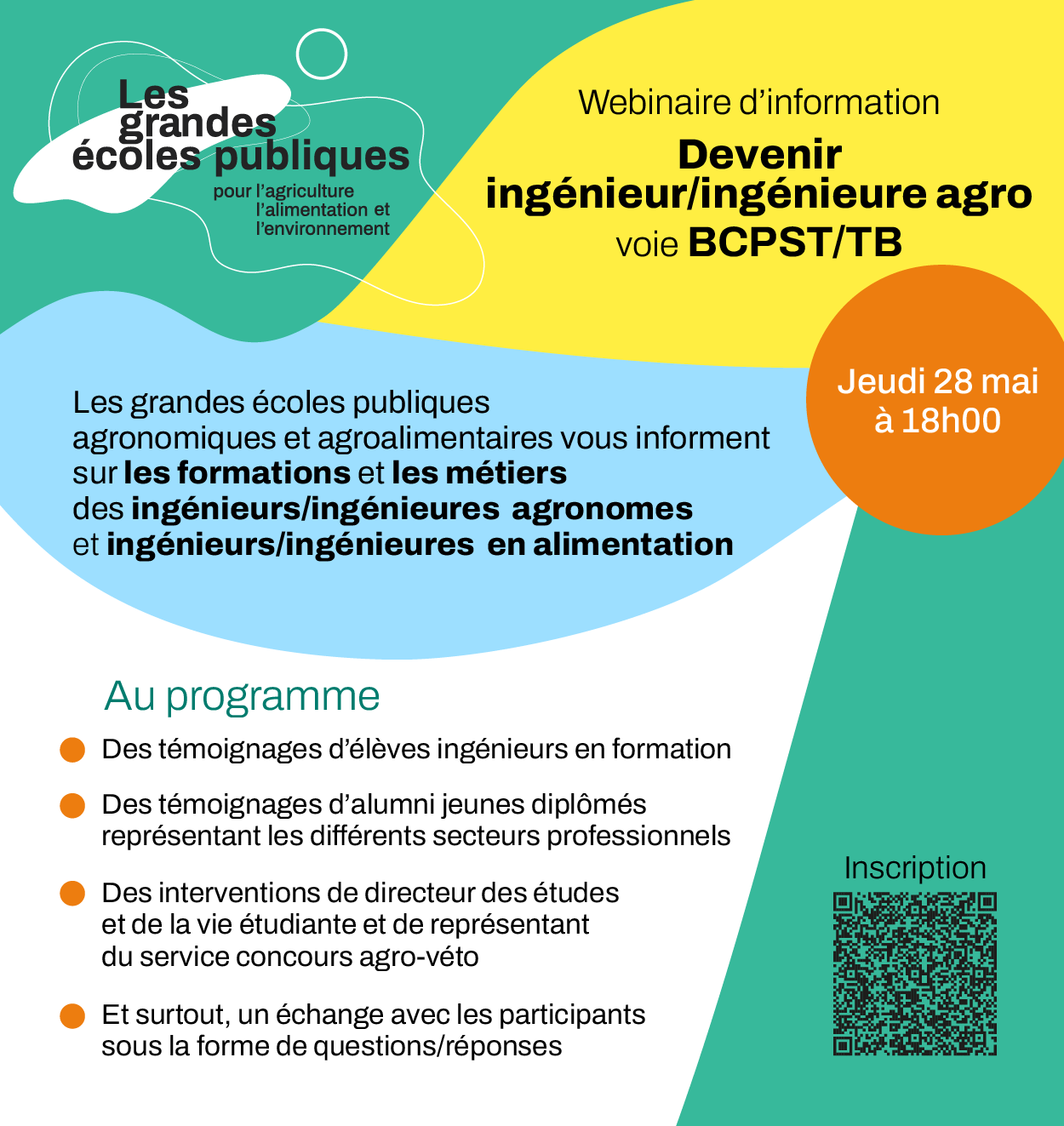 Webinaire d'information : devenir ingénieur/ingénieure agro voie BCPST/TB